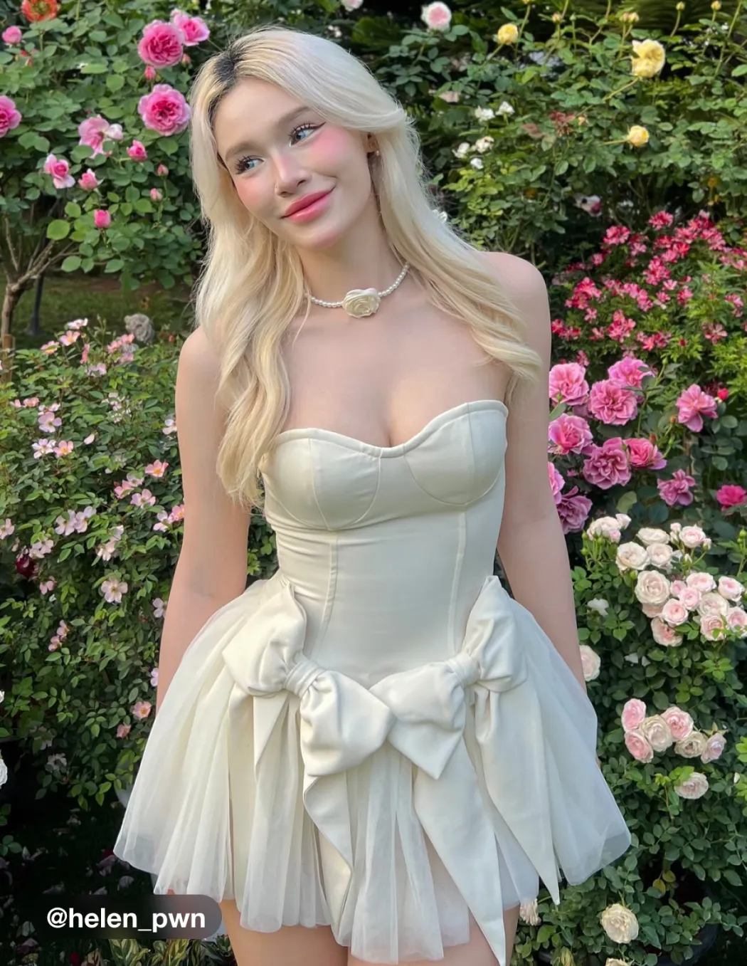Bowschnur-Lace-Up-Tüll-Bandeau-Minikleid