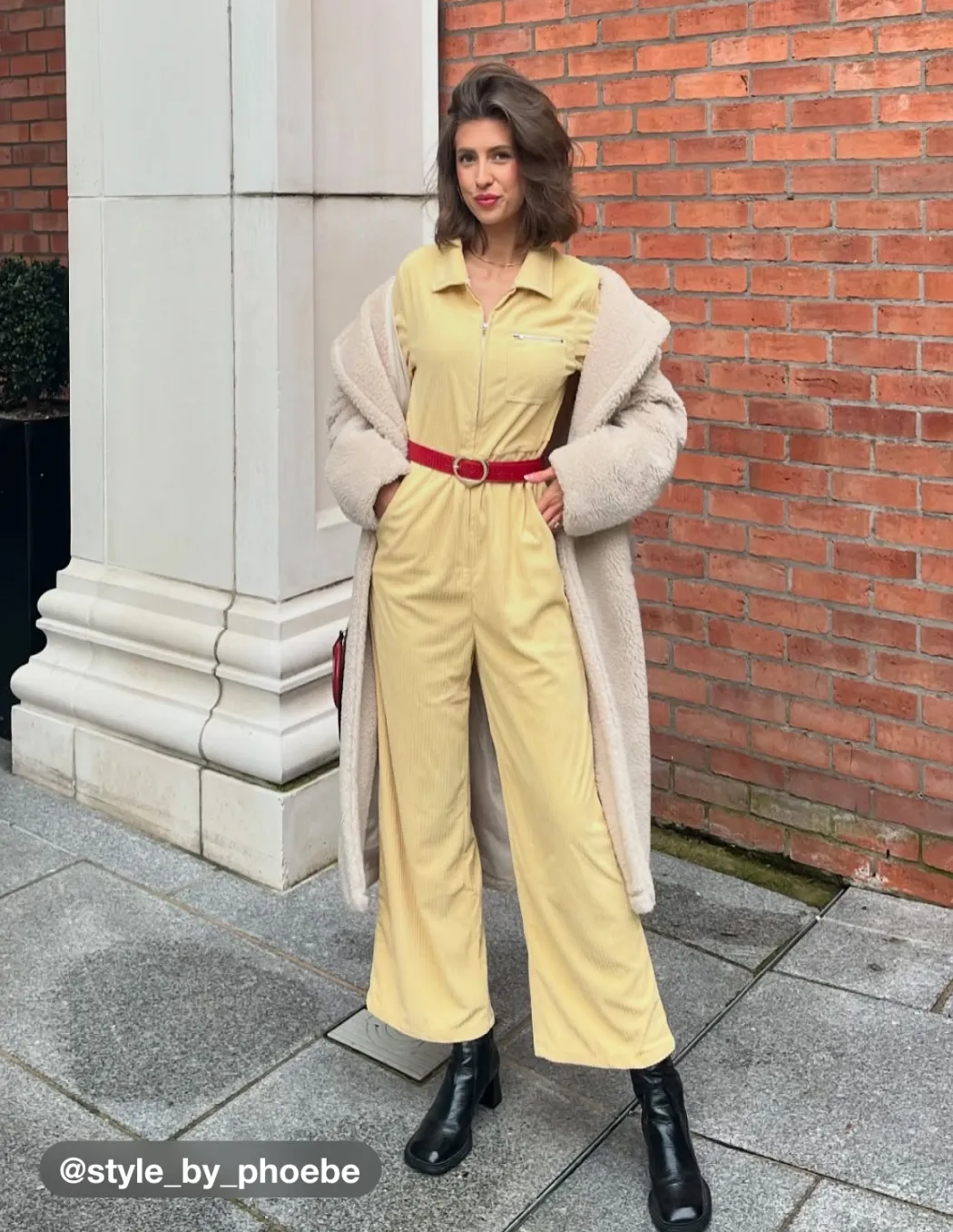 Collar Solid Zipper Jumpsuit