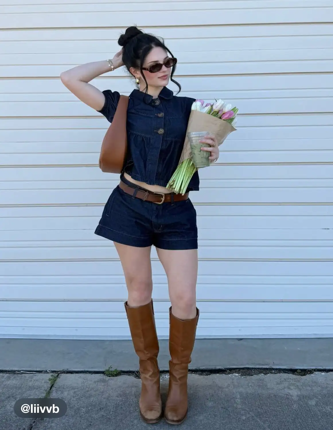 Denim Mid Rise Micro Shorts