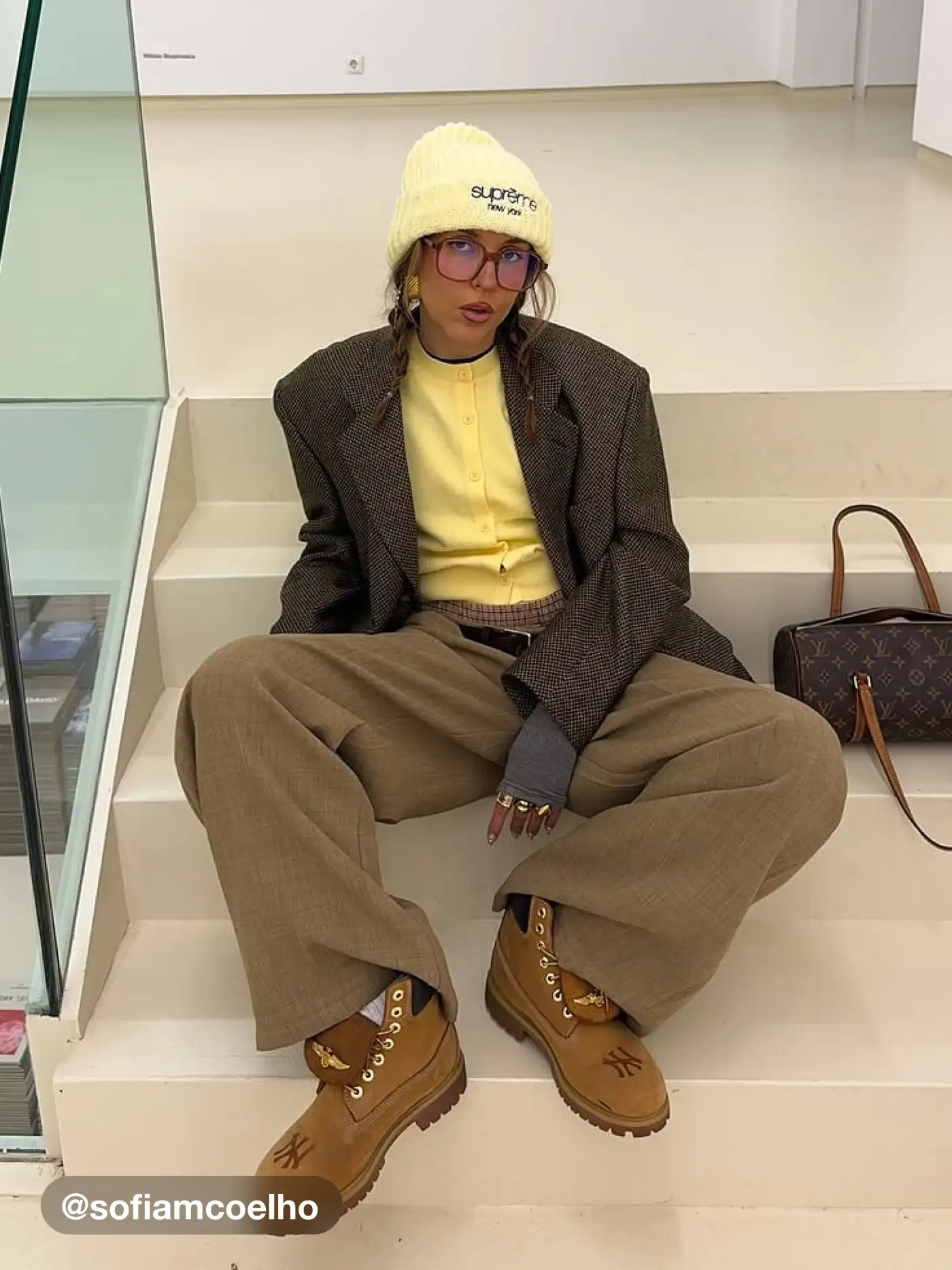織布 ミッドライズ プリーツ入り ワイドレッグ トラウザーズ For 仕事