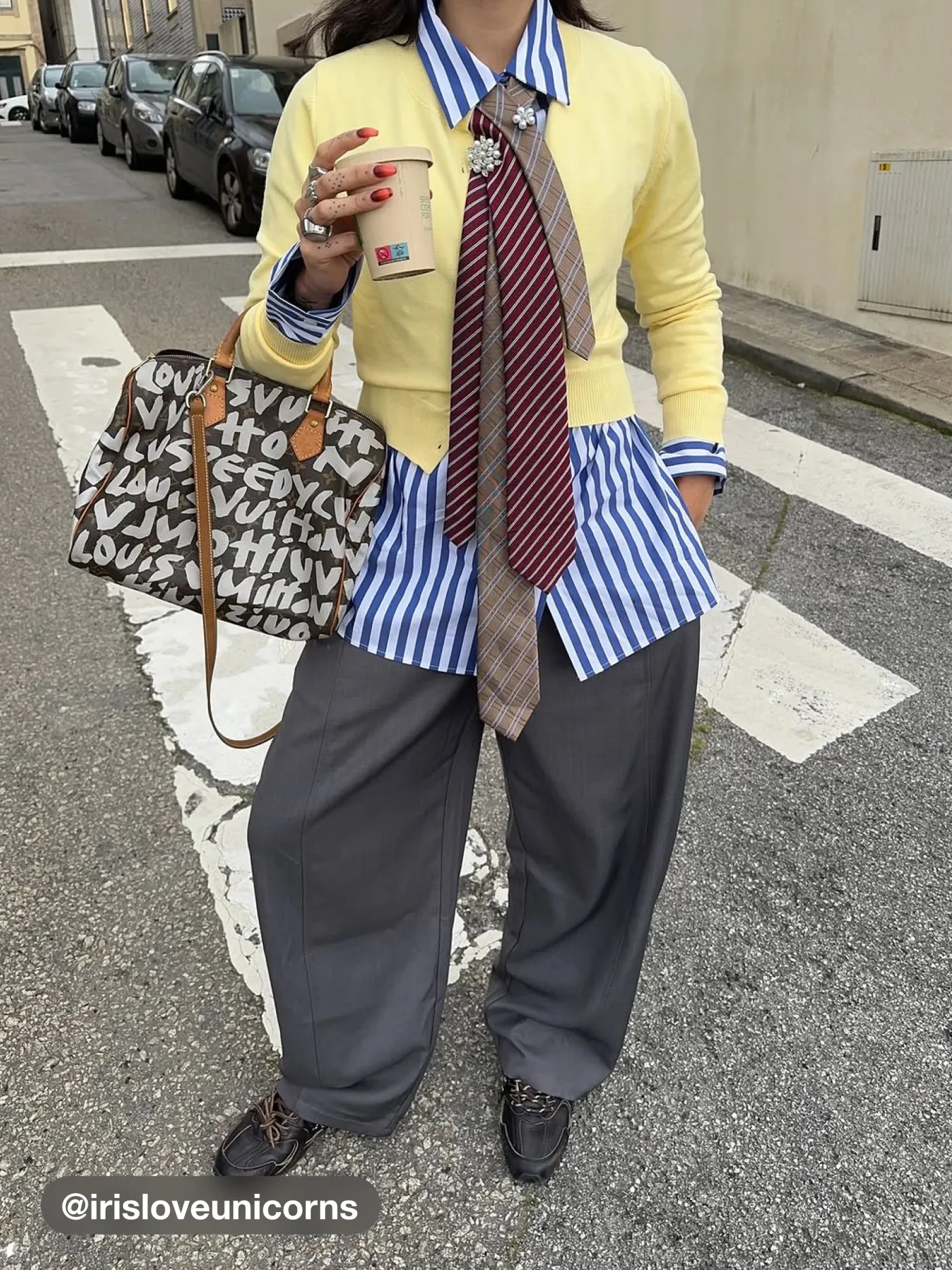 Knit Round Neckline Button Cardigan