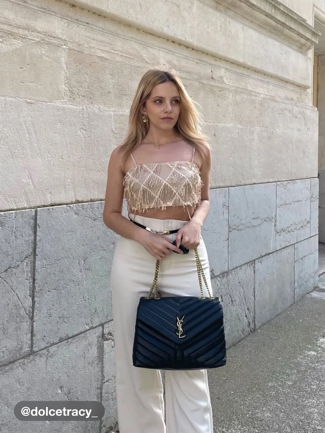 Sequins Tassel Crop Cami Oberteil