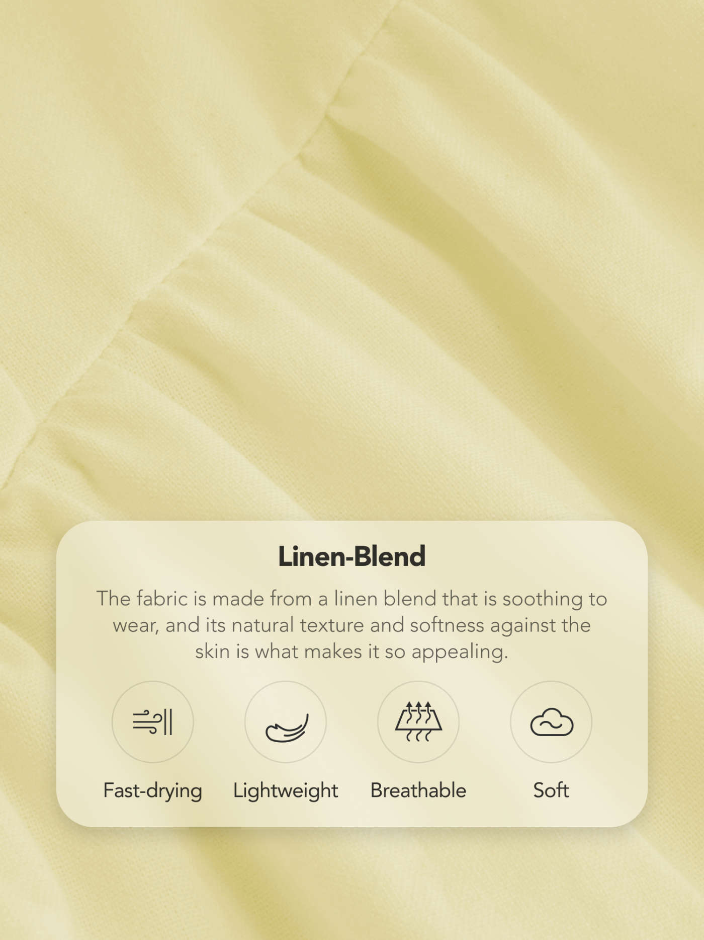 Linen-blend Square Neck Ruffle Midi Dress