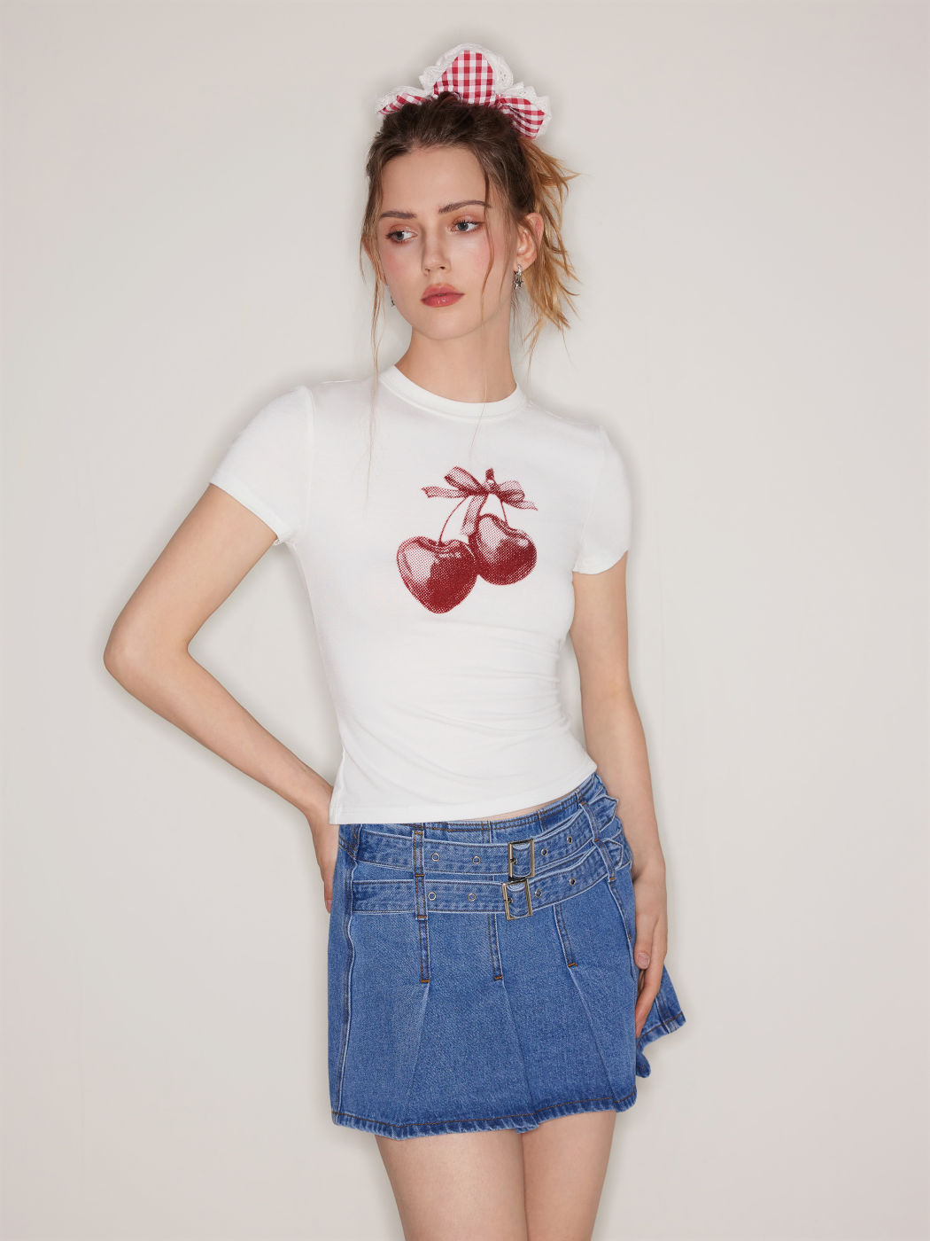 Cherry Graphic Short Sleeve Tee