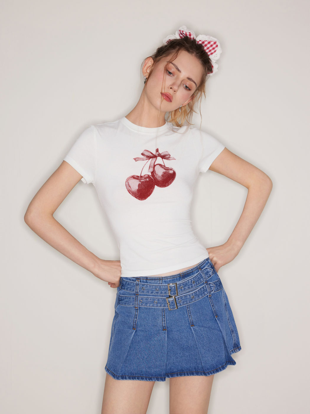Cherry Graphic Short Sleeve Tee