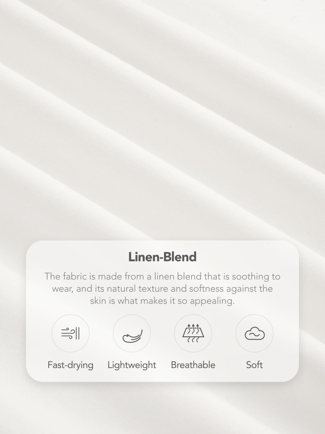 Linen-blend Mid Rise Straight Leg Trousers