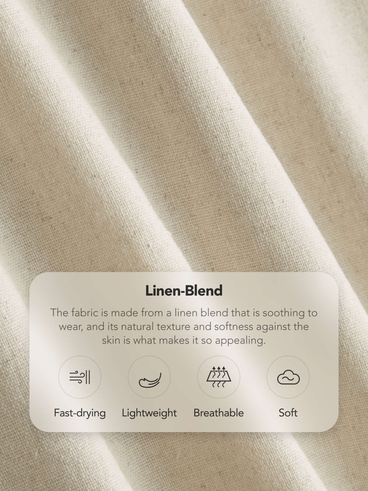 Linen-blend Linen-blend Square Neck Knotted Beaded Cami Maxi Dress For Daily Casual