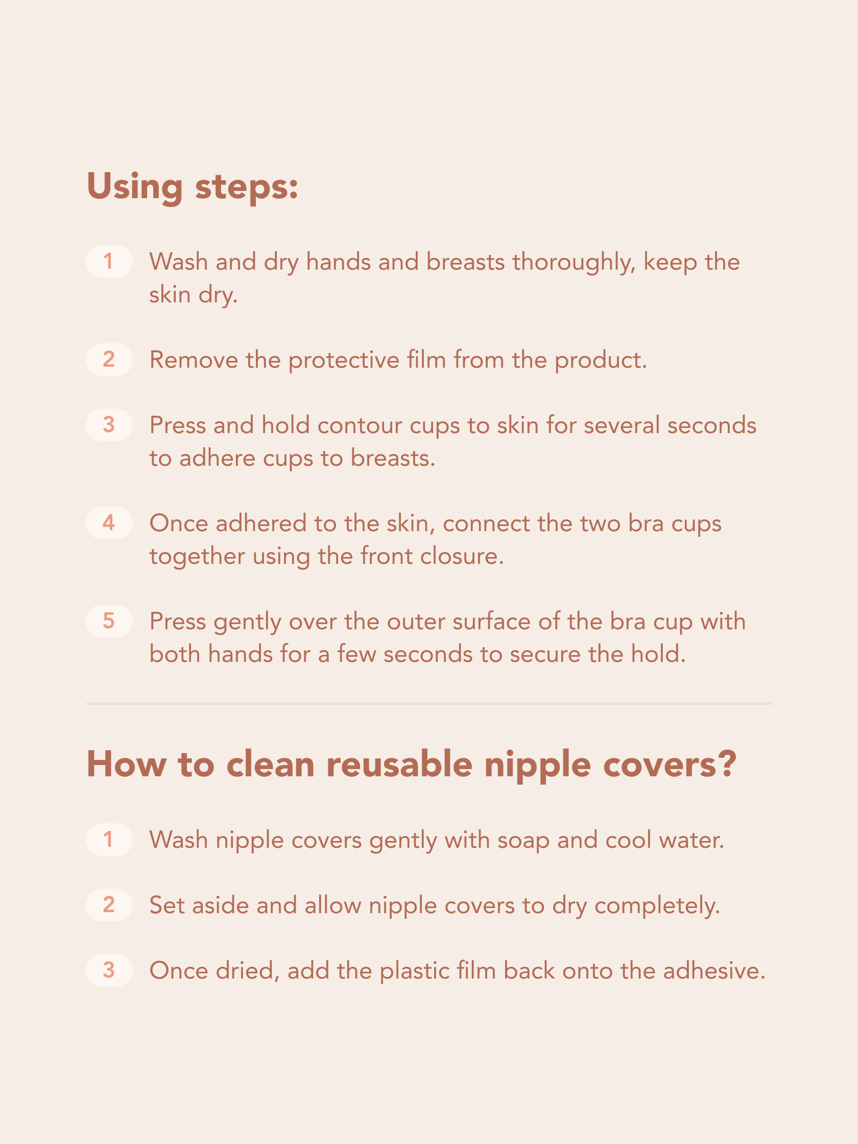 REUSABLE ADHESIVE PUSH UP NIPPLE COVER