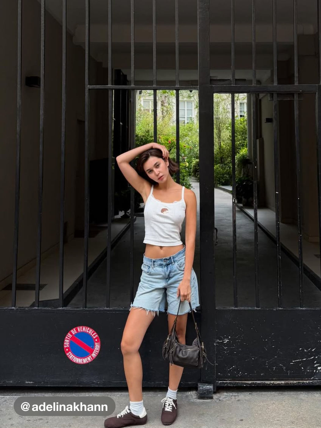 SNEAKERS BICOLORE IN PELLE SCAMOSCIATA