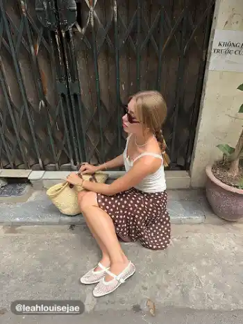 BALLERINE MARY JANE IN RETE DI ECOPELLE
