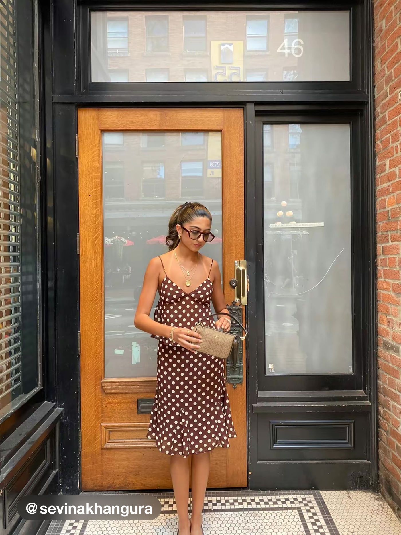 Chiffon Sweetheart Polka Dot Crop Cami Top With Scarf