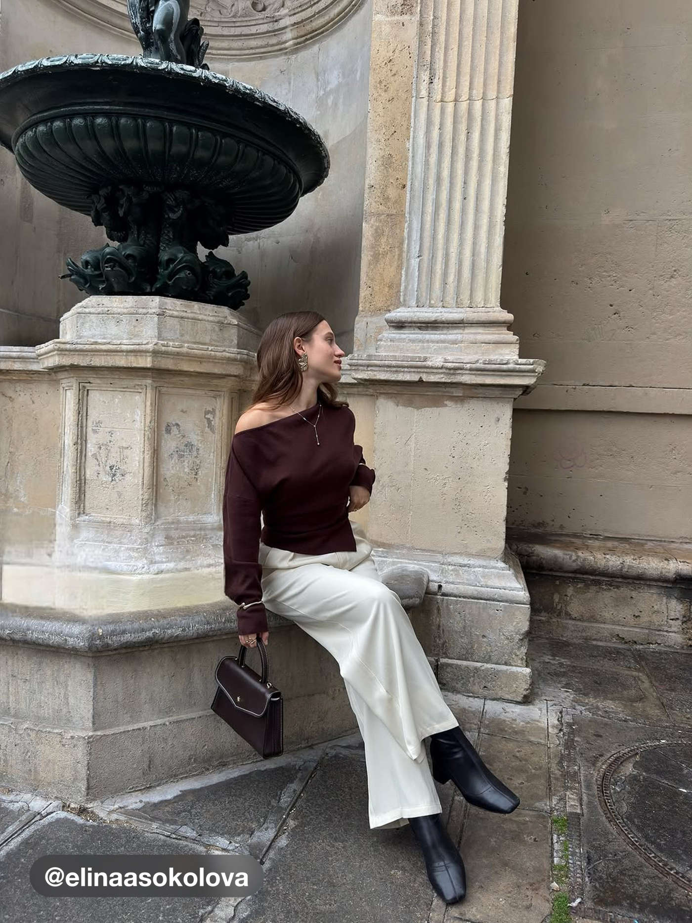 Knit Asymmetrical Neck Solid Ruched Long Sleeve Top