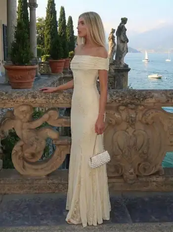 Satin Cowl Neck Solid Ruffle Hem Maxi Dress