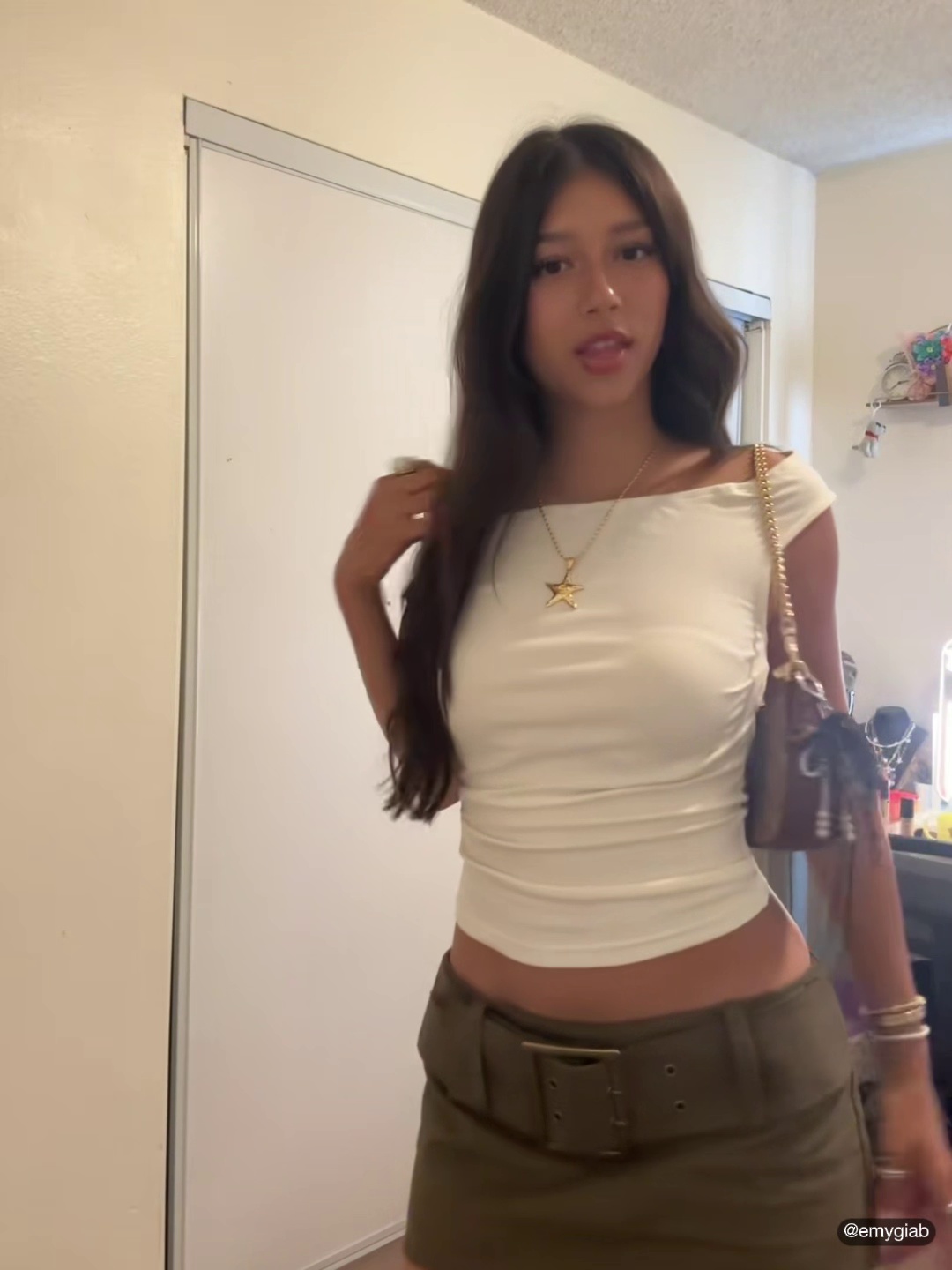 Off-shoulder Ruched Top